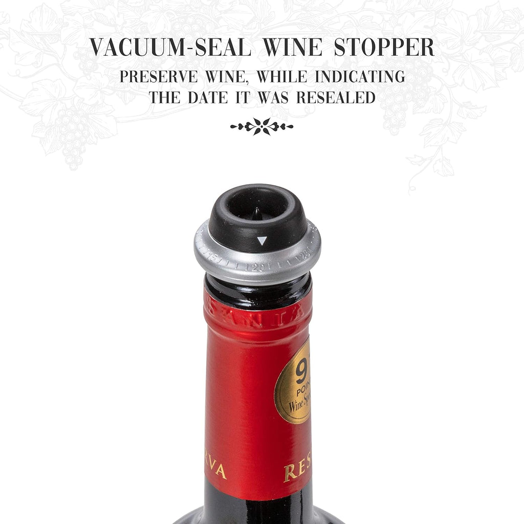 Wine Gift Set, 7-Piece Electric Opener, Aerator & Preserver Kit