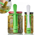 2 Pack Pickle Fork for the Jar, Pickle Grabber Tool, Stainless Steel Olive Grabber Tool, Deep Jar Vegetable Grabber for Olive, Unique Kitchen Gadgets